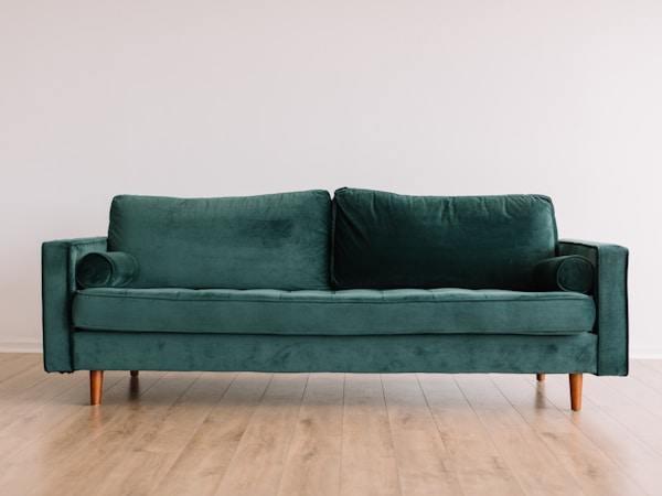 Leather 3-Seater Sofa — Brown